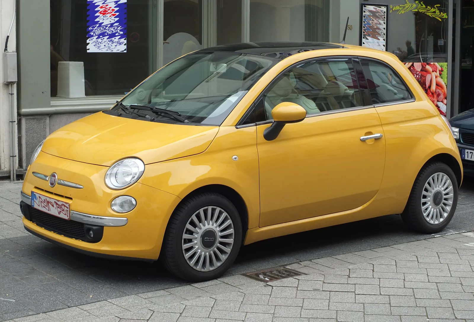 Fiat 500 městský vůz, oficiální fotografie